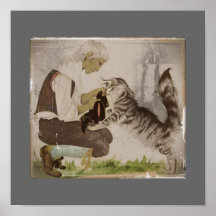 Le chat dans les bottes obtient des bottes posters