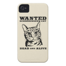 Le chat de Schrodinger a voulu des morts ou vivant Coque Case-Mate iPhone 4