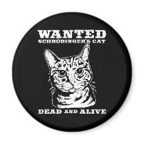 Le chat de Schrodinger a voulu des morts ou vivant magnets
