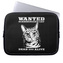 Le chat de Schrodinger a voulu des morts ou vivant housses pour ordinateur portable