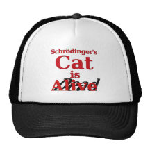 Le chat de Schrodinger est les morts vivants Casquette