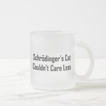 Le chat de Schrodinger n'a pas pu s'inquiéter moin Mug À Café