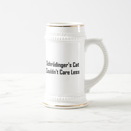 Le chat de Schrodinger n'a pas pu s'inquiéter moin Tasse À Café