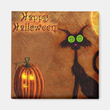 Le chat  d'Halloween - Magnets