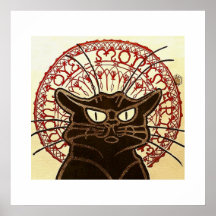Le Chat Noir, Vente Hôtel Drouot Posters