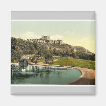 Le château du parc, Douvres, Angleterre Phot rare Aimant