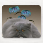 Le chaton fleurit Mousepad Tapis De Souris
