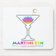 Le chemin à l'éclaircissement Mousepad de cocktail Tapis De Souris