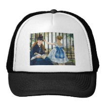 Le chemin de fer par Edouard Manet 1873 Casquettes De Camionneur