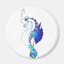Le cheval de l'eau bleue aimants