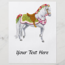 Le cheval de rose prospectus customisé