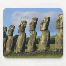 Le Chili, île de Pâques, Rapa Nui, Ahu Akivi Tapis De Souris