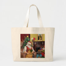 Le Chinois Shar Pei de Père Noël Sac