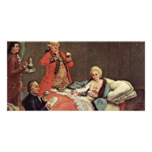 Le chocolat de matin, par Longhi Pietro Photocarte Customisée