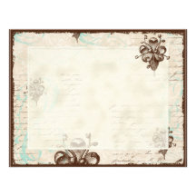 Le Chocolatier - Aqua, carte de RSVP Invitations Personnalisées