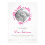 Le chouchou fleurit faire-part de naissance dans l