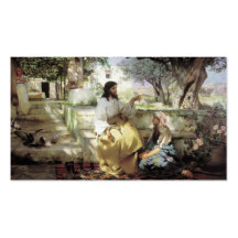 Le Christ avec Martha et Maria circa 1886 Modèle De Carte De Visite