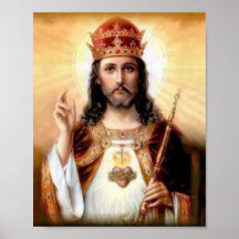 Le Christ le roi Posters