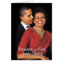 Le chuchotement (président et première Madame Obam Carte