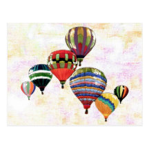 Le ciel monte en ballon la carte postale de ~ mode