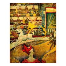 Le cirque de Georges Seurat (1891) Bristols