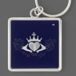 Le Claddagh (argent) porte-clés