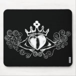 Le Claddagh (blanc) Tapis De Souris