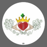Le Claddagh (polychrome) autocollants