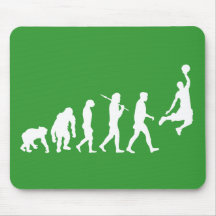 Le claquement de basket-ball trempent l'évolution  tapis de souris