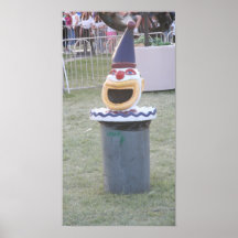 Le clown peut poster
