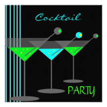 Le cocktail d'entreprise boit le vert bleu de Mart Bristol
