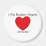 Le coeur brisé RN 1 Magnets