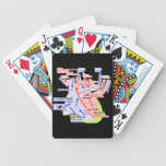 Le coeur de détail ; noir jeux de cartes