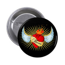 Le coeur de la maman pin's