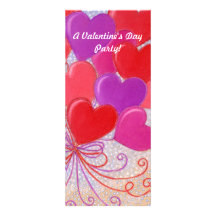 Le coeur monte en ballon l'invitation de partie