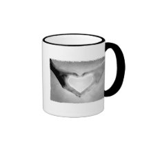 Le coeur remet la photo de B&W Tasse