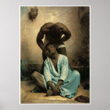 Le coiffeur de Suez, 1876 Posters