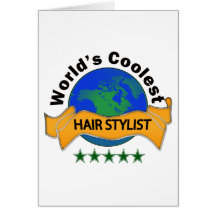 Le coiffeur le plus frais du monde carte de vœux