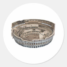 Le Colosseum de Rome : modèle 3D : Adhésif Rond