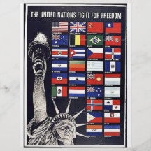 Le combat des Nations Unies pour la liberté Prospectus En Couleur