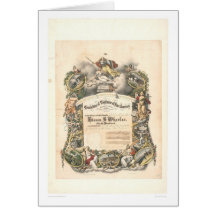Le Comité de la vigilance de San Francisco (1825A) Cartes De Vœux
