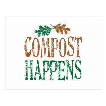 Le compost se produit cartes postales