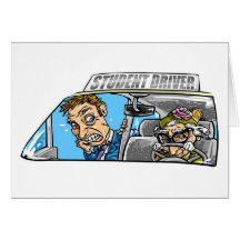Le conducteur d'étudiant carte