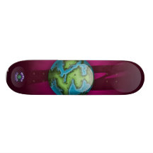 Le conseil de l'alien - planète Cazmo Skateboards Personnalisés
