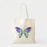 Le cool ombrage le papillon d'ailes d'arc-en-ciel sac en toile