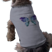 Le cool ombrage le papillon d'ailes d'arc-en-ciel vêtements pour chien