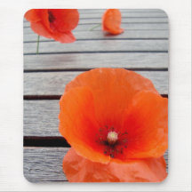 Le coquelicot tapis de souris