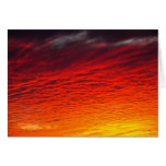 Le coucher du soleil orange rouge opacifie la cart