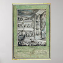 Le couronnement de Voltaire au théâtre Francais Affiches
