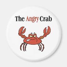 Le crabe fâché aimant pour réfrigérateur